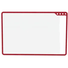 playroom Whiteboard 75 x 50 cm rot/weiß