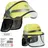 IDENA Feuerwehrhelm, mit klappbarem Visier und gelb