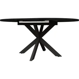 Mäusbacher Runder Esstisch 110 x 76 x 110 cm schwarz