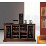 JVmoebel Barschrank Braun Hausbar Barschrank Weinregal Luxus Vitrine (1-St., Barschrank) Made in Italy braun