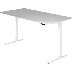 bümö elektrisch höhenverstellbarer Schreibtisch 200x100 cm mit Memory-Steuerung - Design Schreibtisch höhenverstellbar elektrisch, elektrischer