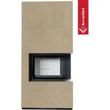 Kratki Floki Box Kaminbausatz Stahl Schwarz