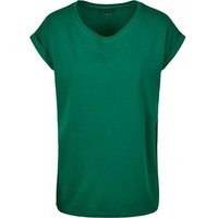 Build Your Brand Ladies Extended Shoulder T-Shirt Forest Green, 4XL