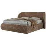 MKS Meble Polsterbett mit Bettkasten CAELA CLASSIC - braun ¦ Maße (cm): B: 225 H: 110