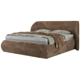 MKS Meble Polsterbett mit Bettkasten CAELA CLASSIC - braun ¦ Maße (cm): B: 225 H: 110