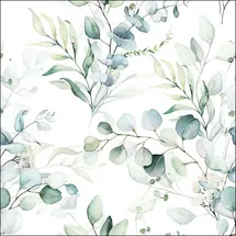 Ambiente Home Ambiente Motivserviette 33x33cm Eukalypthus 8712159184266 Ambiente 20 Stück