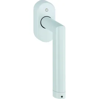 HOPPE Funk-Fenstergriff Amsterdam E0400Z-EF/US956, oval, 7/20-30, Farbton: verkehrsweiß|Stift vorstehend: 20-30 MMT