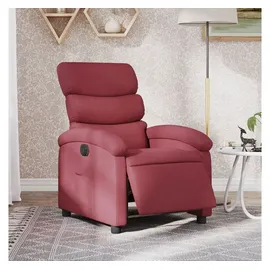 vidaXL Relaxsessel Elektrisch 92 x 99,5 x 0 cm Weinrot mit Rollen