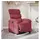 vidaXL Relaxsessel Elektrisch 92 x 99,5 x 0 cm Weinrot mit Rollen
