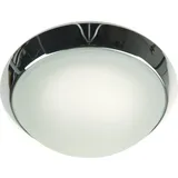 Niermann Standby Niermann Stand By, Wandleuchte + Deckenleuchte, Niermann LED 14W Deckenleuchte satiniert Glas Klarrand, Chrom, 40cm, HF Sensor, warmweiss, Made in G