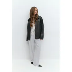 Gina Tricot - Tailored wide trousers - weite anzughosen - Grau - 32 - Dame - Grau - 32