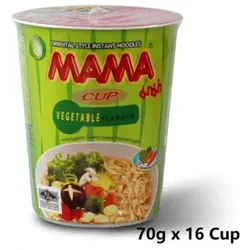 MAMA Instant Nudeln Gemüse Cup 16 X 70g