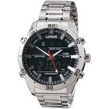 Lorus Herren Analog-Digital Quarz Uhr mit Metall Armband RW651AX9