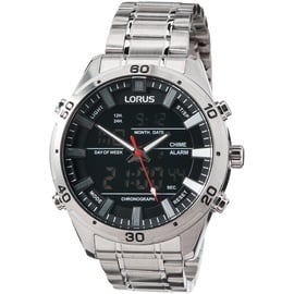 Lorus Herren Analog-Digital Quarz Uhr mit Metall Armband RW651AX9