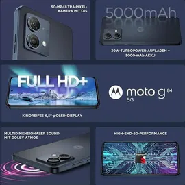 Motorola Moto G84 5G 12 GB RAM 256 GB Midnight Blue