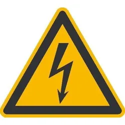 KS-TOOLS Warnschild ELEKTRISCHE SPANNUNG 200mm FOLIE Nr. 21.0192