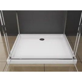 Buylando Emma U-Form Duschkabine 75 x 180 cm rechts 75 x 90 cm transparent/Glas 8mm