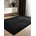 basic Waschbarer Hochflor Shaggyteppich Schwarz 160x230 cm Hochflor für