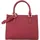 Valentino Samba Re Shopper Kunstleder Rosso Scuro