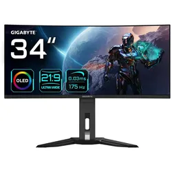 GIGABYTE MO34WQC WQHD Curved Gaming Monitor 34" (86,3cm)