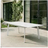 Idimex Verano Gartentisch 180-260 x 103 x 75 cm Weiß