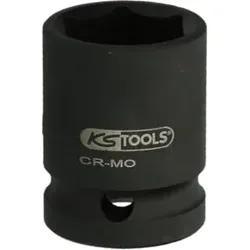 KS Tools 1" Sechskant-Kraft-Stecknuss, kurz, 105mm