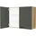 Nobilia Hängeschrank Easytouch 90 x 37,2 x 72 cm Grün