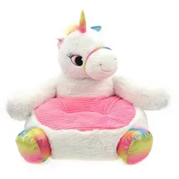 ELLUG Kindersessel Sessel/Stuhl/Sofa für Kinder, Tiere, weicher Plüschbezug 50*50*45cm