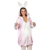 Elbenwald Rosa Hase Kleid Kaninchen Kostüm für Damen - Gr. 32 34