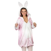 Elbenwald Rosa Hase Kleid Kaninchen Kostüm für Damen - Gr. 32 34