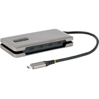 Startech StarTech.com 4-Port USB-C Hub 4x Ports - 100W Power Delivery Pass-Through - USB 3.1/3.2 Gen 2 10Gbit/s - Tragbar - Splitter - 25cm Kabel - Auf Adapter/Hub (HB31CM4CPD3), Space Grey