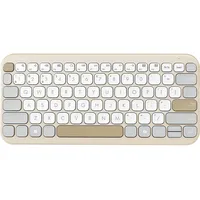 Asus KW100, 75%, Kabellos, Bluetooth, Scherenschalter, - Beige/Grau/Weiß