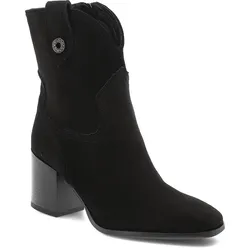 Schwarze Stiefeletten Karino Elegante Damenschuhe Mit Absatz, 40
