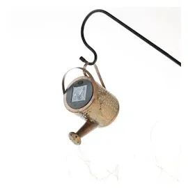 MARELIDA LED Solar Gießkanne Gartendeko H: 80cm Gartenstecker