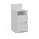 Vicco Nachtschrank Monty 25 x 59,1 x 32,3 cm Weiß