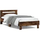 vidaXL Bettgestell 100 x 200 cm Braun