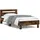 vidaXL Bettgestell 100 x 200 cm Braun