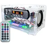 DIY Elektronik Löten Bausatz Bluetooth Lautsprecher Kit Mini Heimstereo Sound Verstärker mit LED Anzeigeleuchte