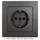 McPower Schuko-Steckdose Flair Anthrazit
