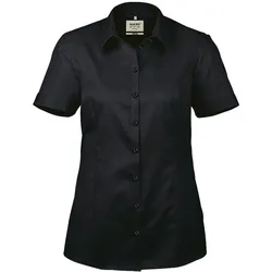 Bluse „Business Comfort” 112 halbarm - XS - schwarz