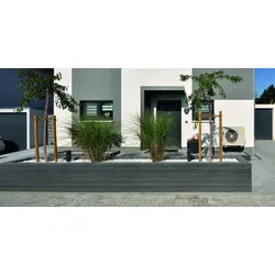 WESERWABEN® Mauersteine Trend-Line Long Grau-Weiß meliert Abdeckstein