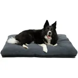 ZOLLNER Hundekorb, 100% Polyester, Antirutschnoppen, 100% Polyester grau 90 cm