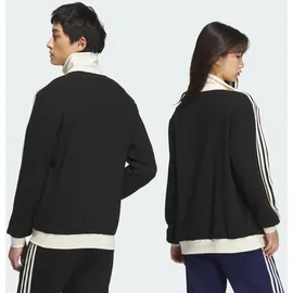 adidas Reißverschlusspullover Sweatshirt Schwarz XS