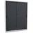 Pavoy Schiebetürenschrank, 1950x1500x600 mm, 8 Böden verzinkt, RAL 7035/7016