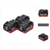 Metabo LiHD Akkupack Set 3x 18 V 10,0 Ah CAS System ( 3x 625549000 )