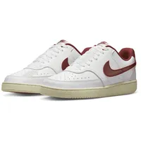 Nike Court Vision Low Next Nature Damen White/Muslin/Metallic Gold Star/Team Red 40