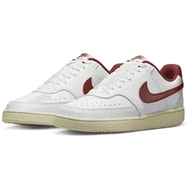 Nike Court Vision Low Next Nature Damen White/Muslin/Metallic Gold Star/Team Red 40