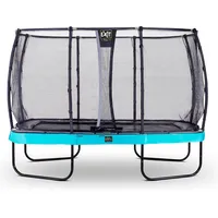 EXIT TOYS EXIT Elegant Premium Trampolin 244x427cm mit Deluxe Sicherheitsnetz - blau