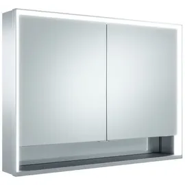 Keuco Royal Lumos 100 cm verspiegelt/silber eloxiert offenes Fach