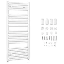 Buderus Badheizkörper 1220 x 550 mm 615 W weiß Standardanschluss